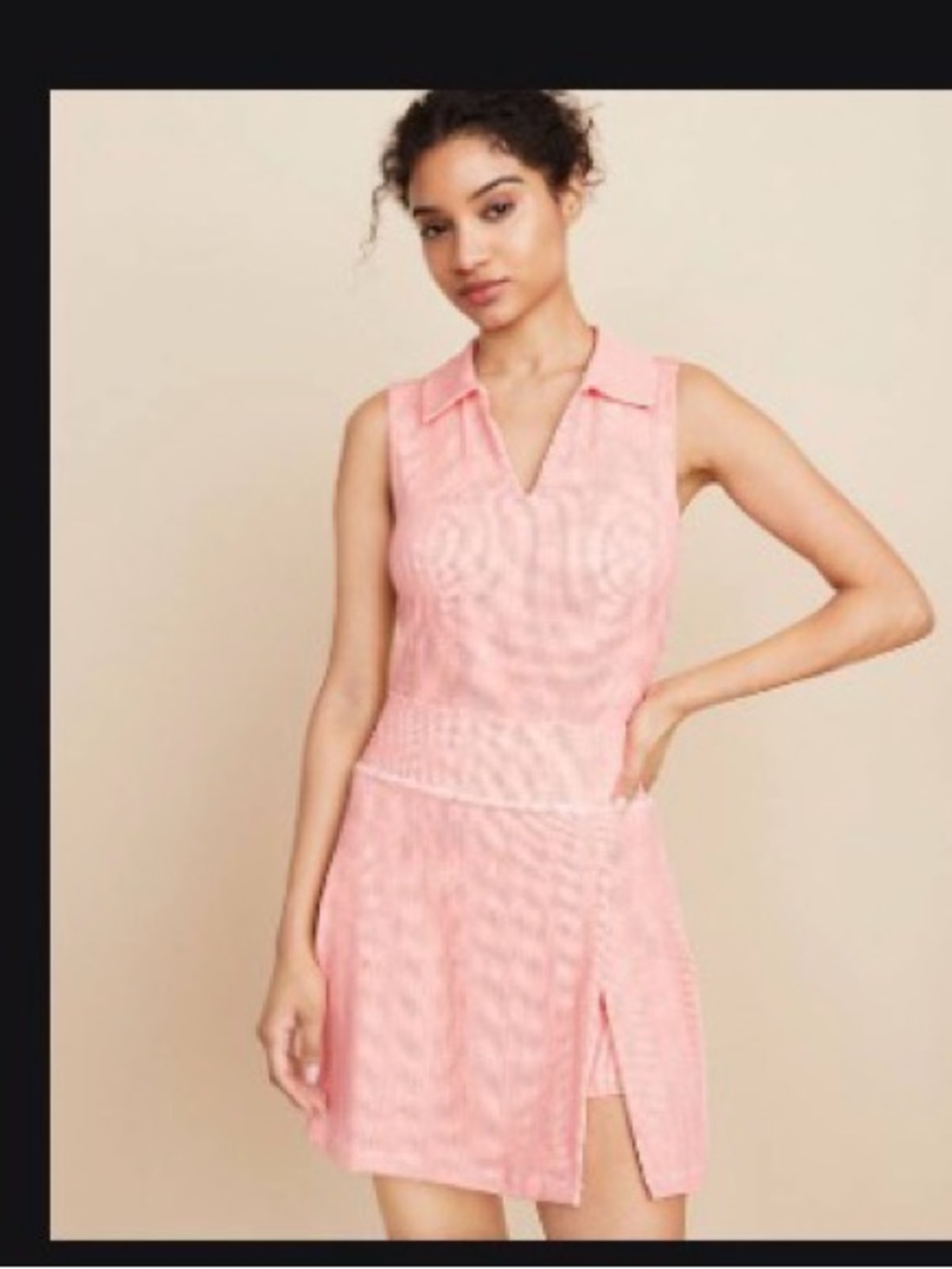 LOFT sleeveless top and skirt